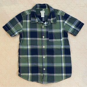 Carters blue and green shirt boys 7